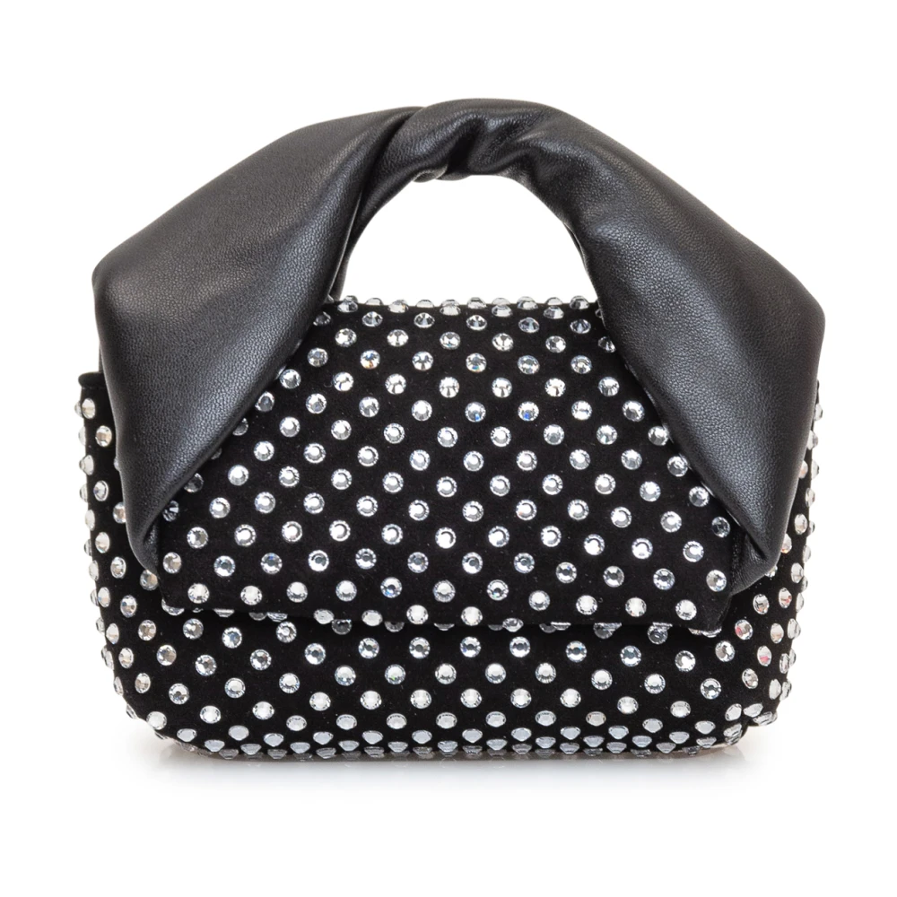 JW Anderson Kristal Nano Handtas Black Dames