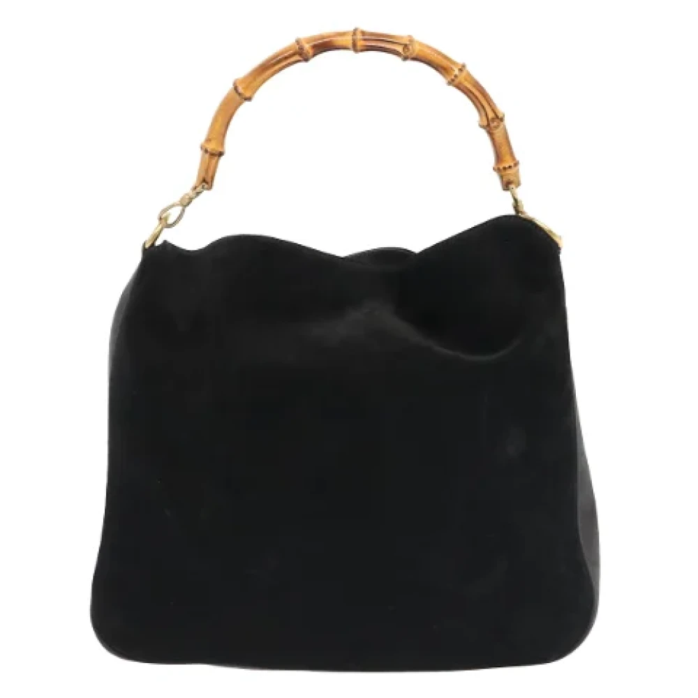 Gucci Vintage Pre-owned Suede gucci-bags Black Dames