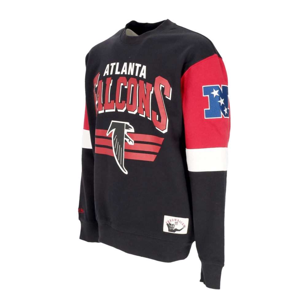 Mitchell & Ness Atlanta Falcons NFL Crewneck Sweatshirt Multicolor Heren