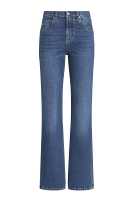 Klassiska Utsvängda Jeans