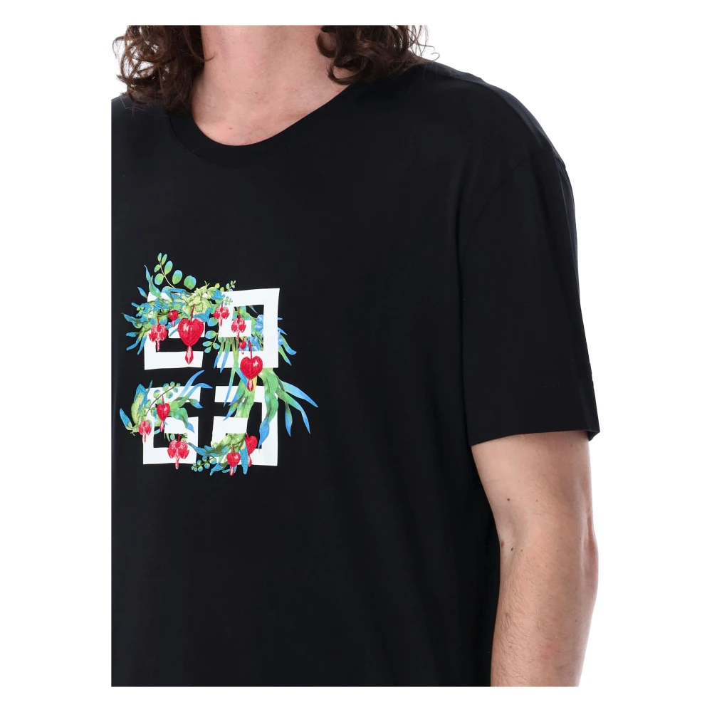Givenchy Zwarte Crew-neck Slim Fit T-shirt Black Heren