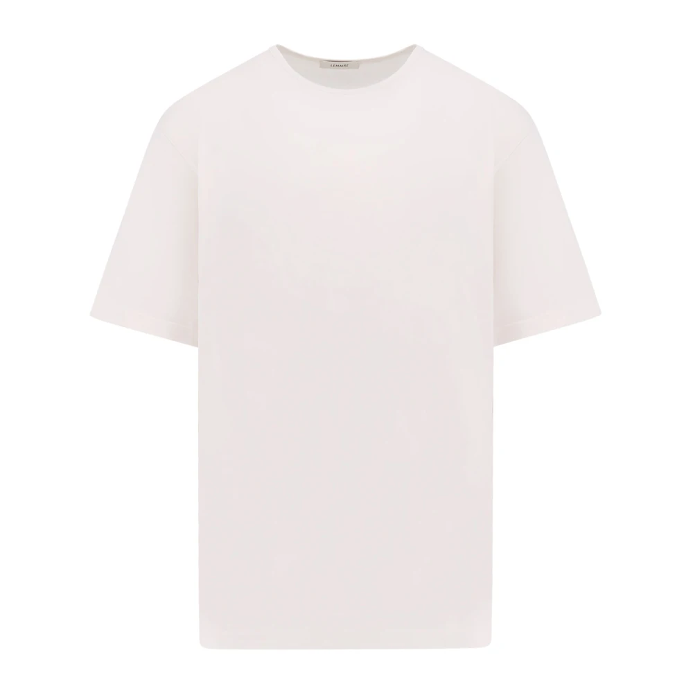 Lemaire Katoenen Crew-neck T-shirt Korte Mouwen White Heren