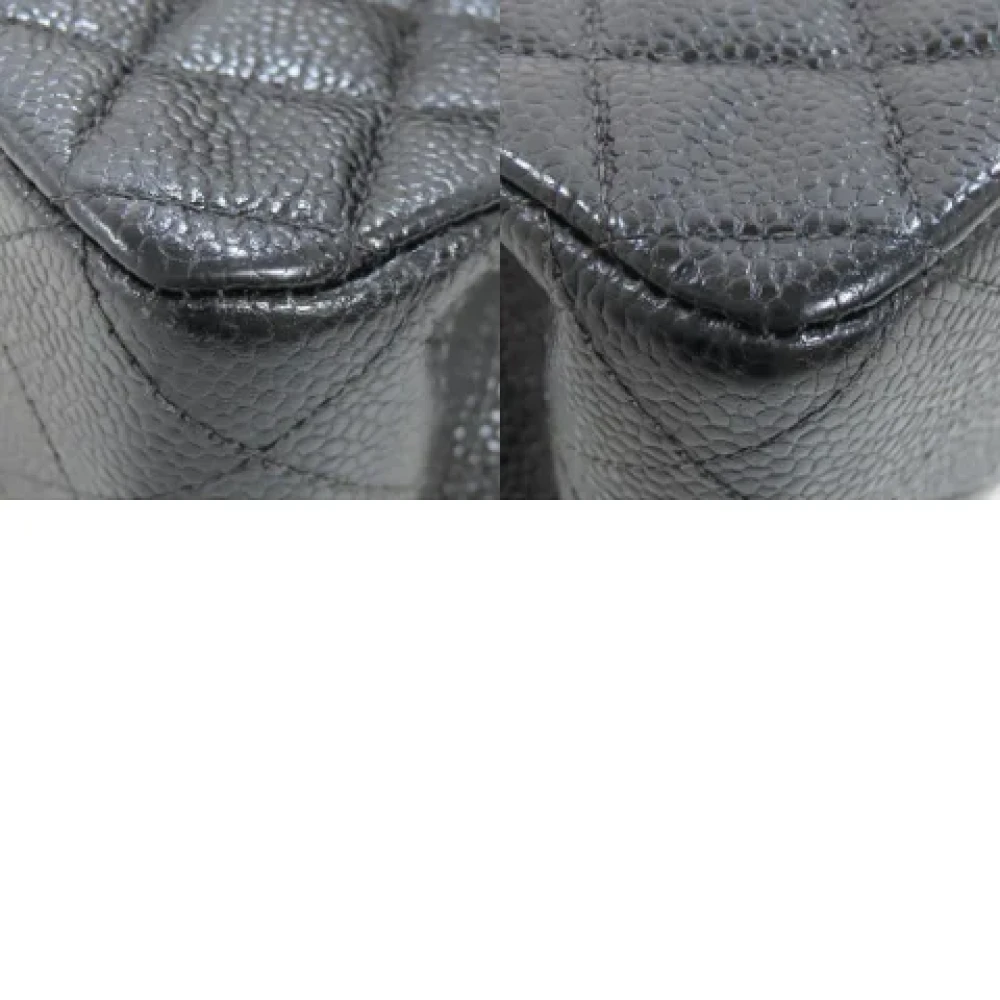 Chanel Vintage Pre-owned Leather shoulder-bags Black Dames
