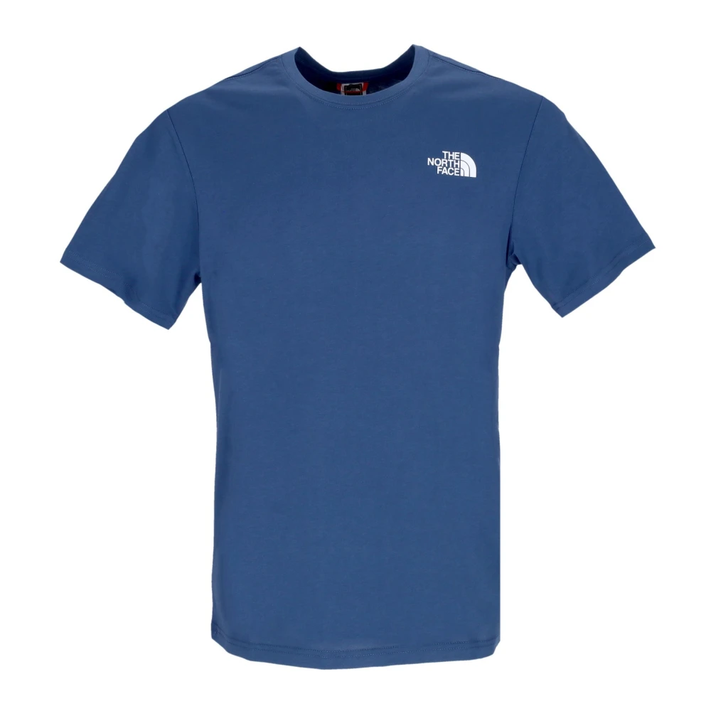 The North Face Rode Box Tee Streetwear Collectie Blue Heren