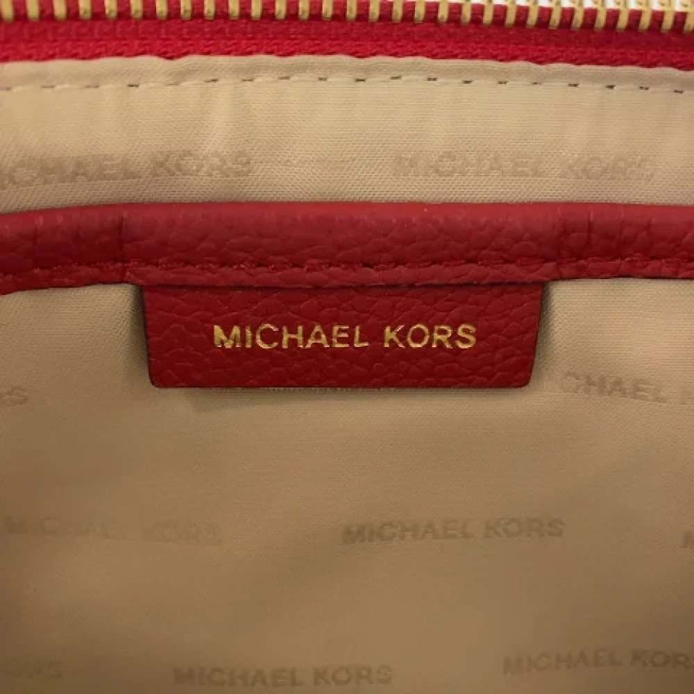 Michael Kors Pre-owned Leather handbags Red Dames