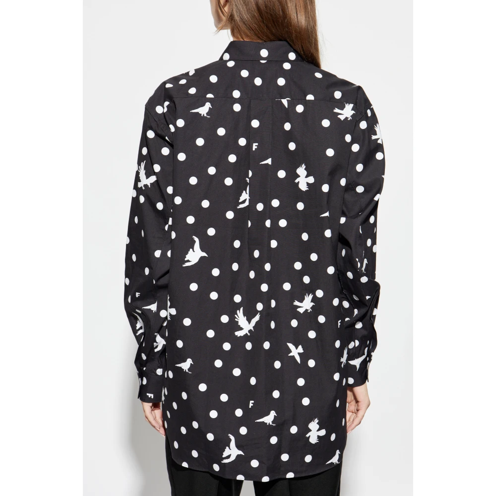 Comme des Garçons Katoenen shirt Black Heren