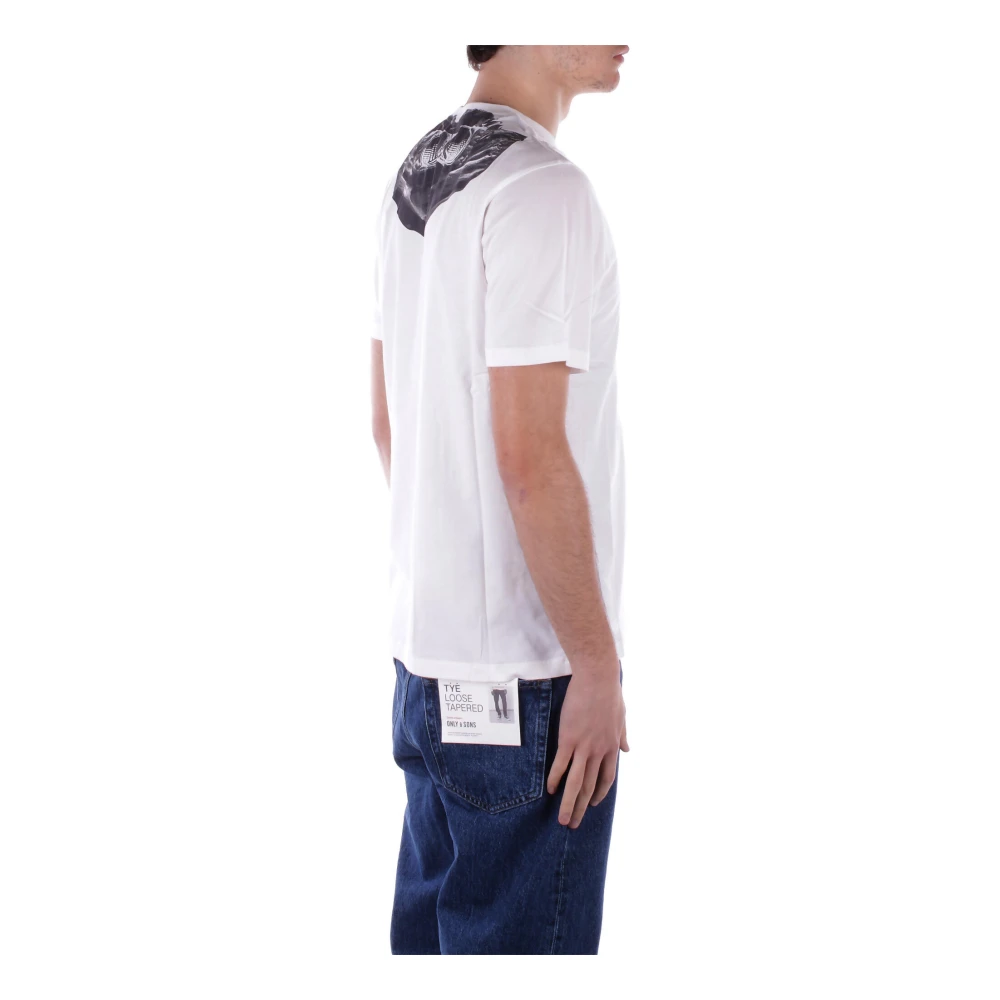 C.P. Company Logo Front Heren T-shirt White Heren