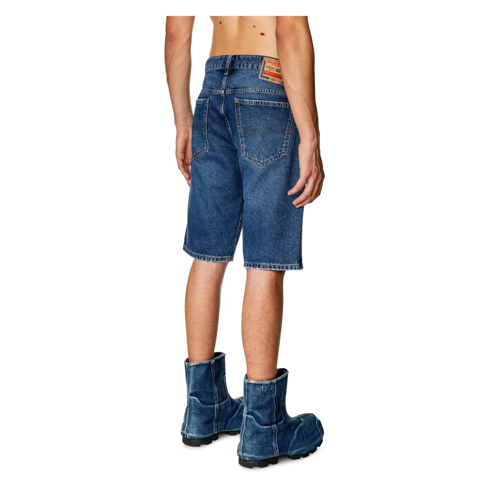 Diesel Slim denim shorts Blue Heren