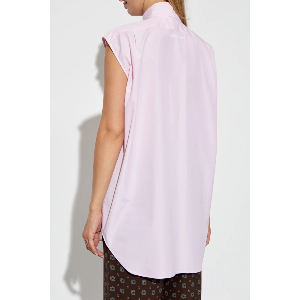 Moschino Mouwloos shirt Pink Dames