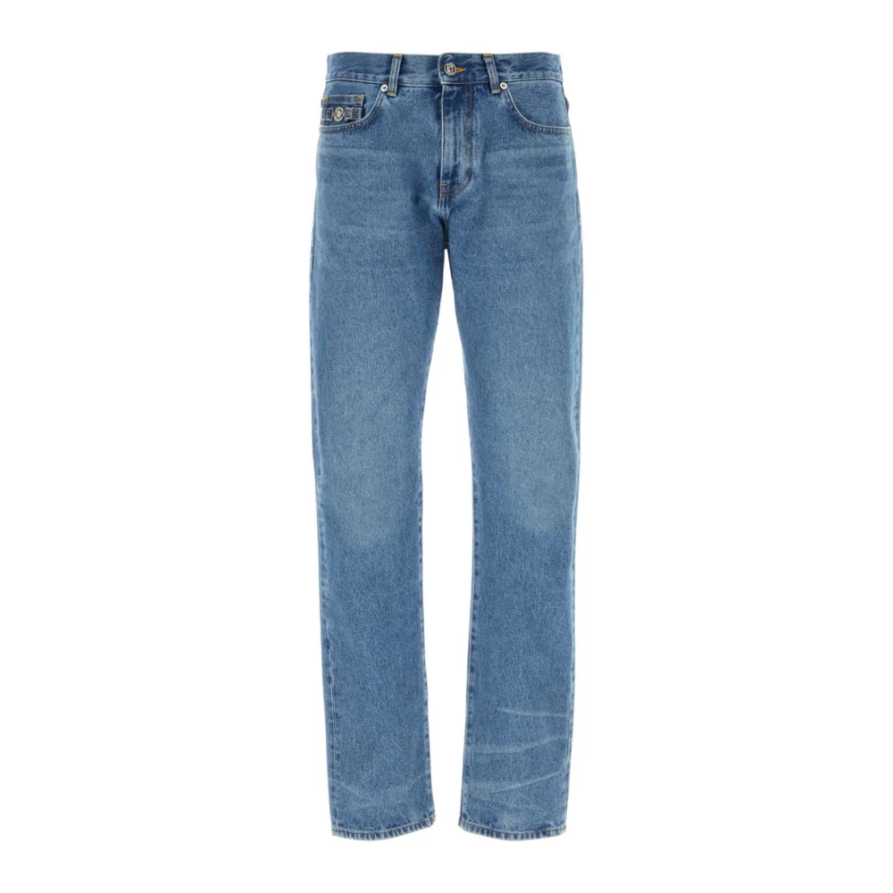 Versace Jeans met rechte pijpen Blue Heren