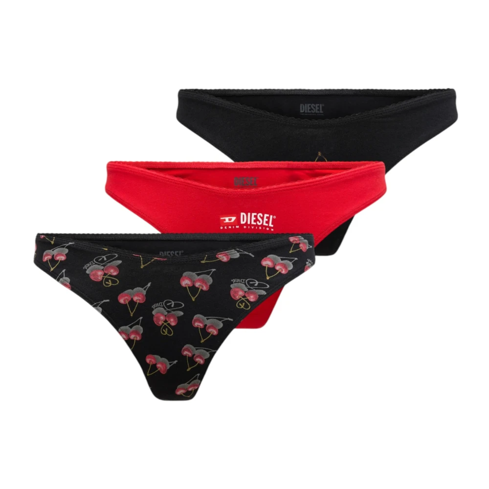 Diesel Vrouw Multicolor Ondergoed Dames, Veelkleurig, M, Katoen, Ufpn Punchy Threepack