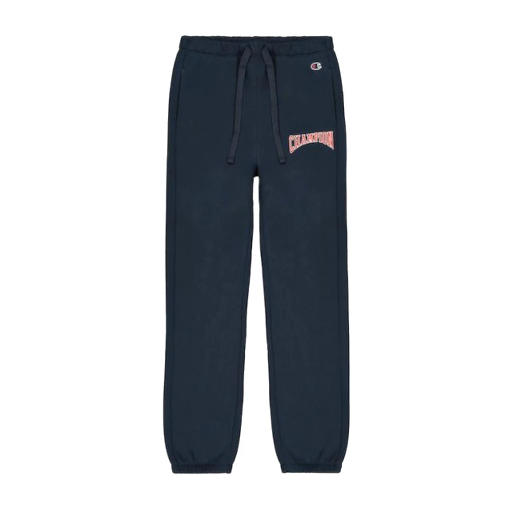 Champion Women's Blue Navy Elastic Cuff Jogger Trousers - Sweatpants - Xs - Trousers