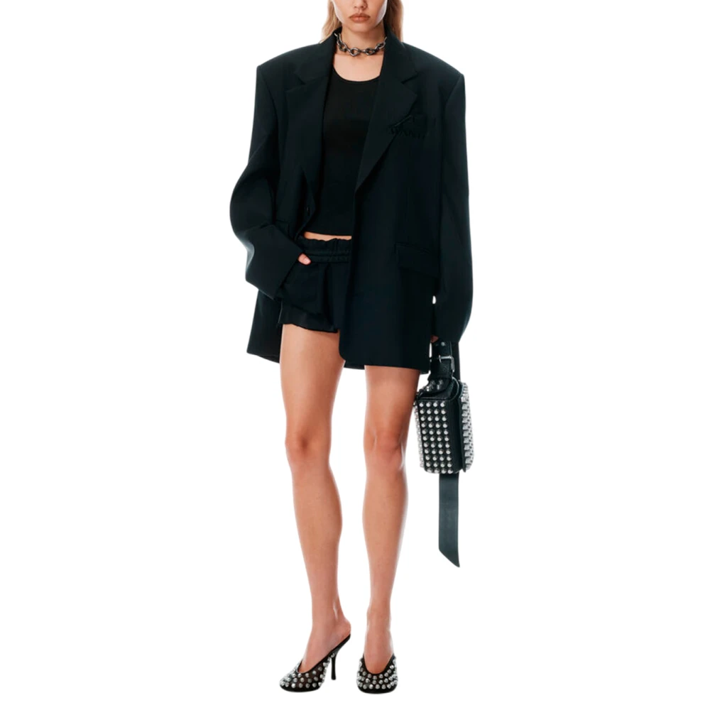 alexander wang Oversized Blazer met Verfijnde Details Black Dames