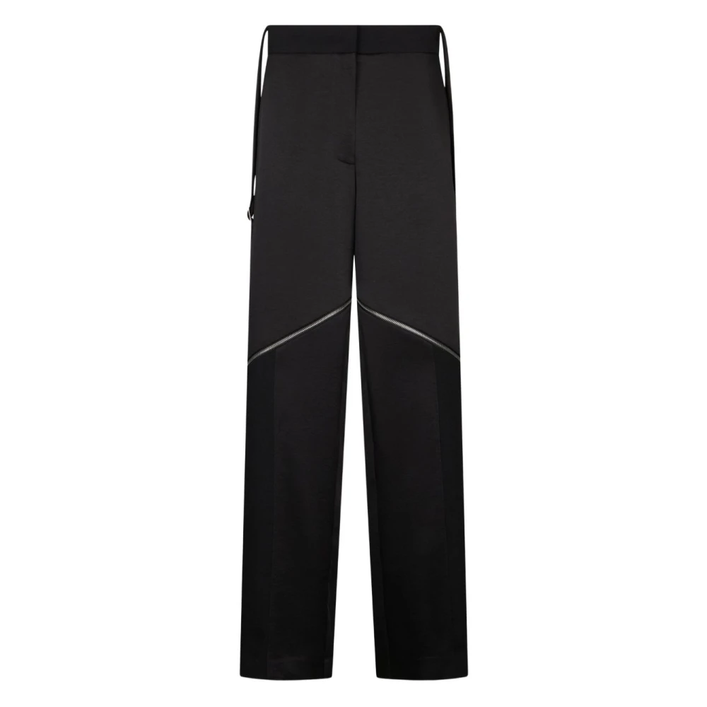 Liu Jo Women's Black Wide Trousers, S, Wide Trousers