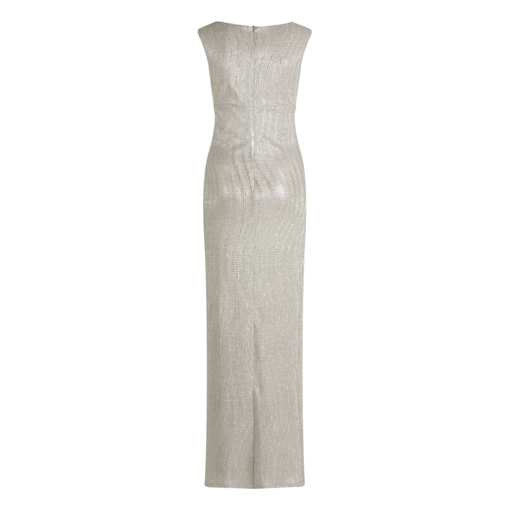 Vera Mont Glitter Avondjurk met Elegante Details White Dames
