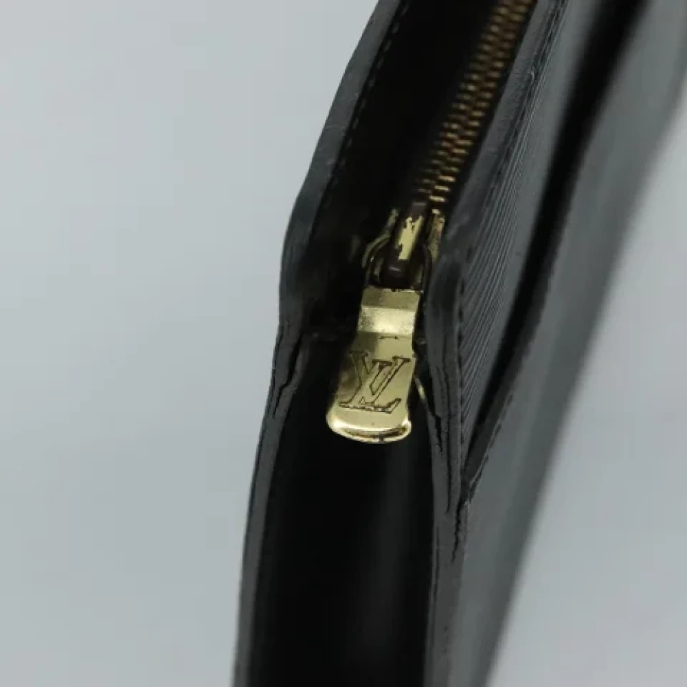 Louis Vuitton Vintage Pre-owned Leather clutches Black Dames