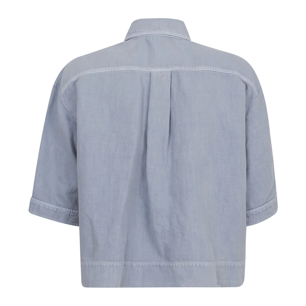 BRUNELLO CUCINELLI Cardigan Sweatshirt Cotton Cover Blue Dames