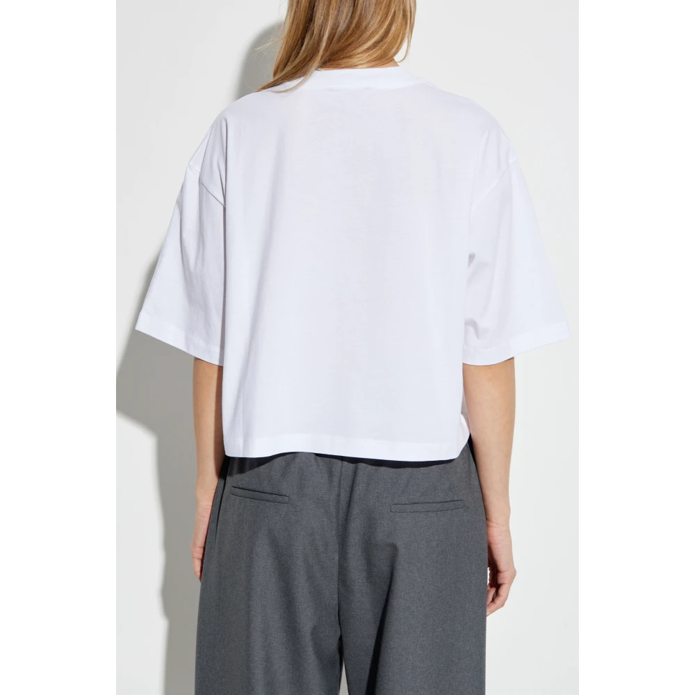 Marni T-shirt met bloemenmotief White Dames
