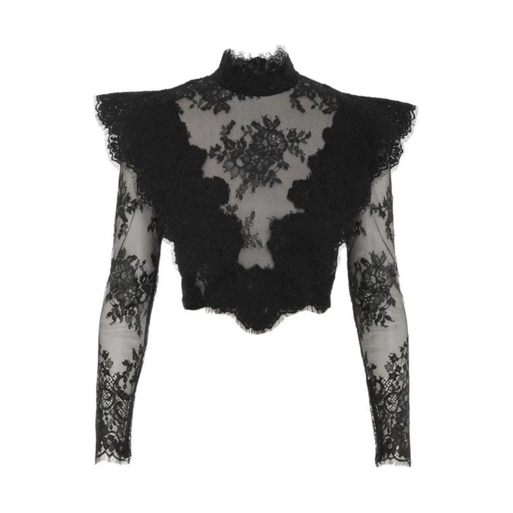 Zimmermann Zwart Kant Bodice Top Luminosity Collectie Black Dames