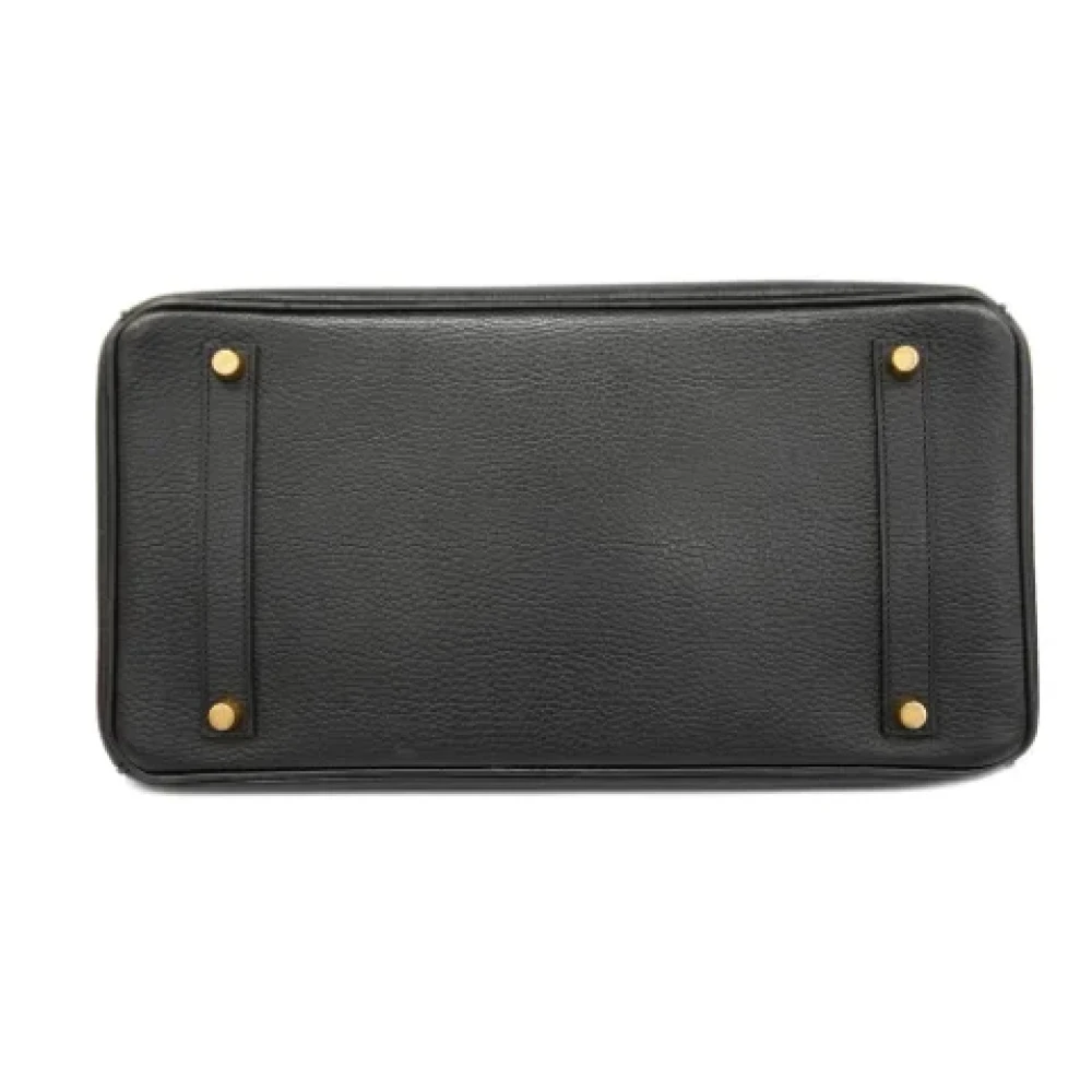 Hermès Vintage Pre-owned Fabric handbags Black Dames