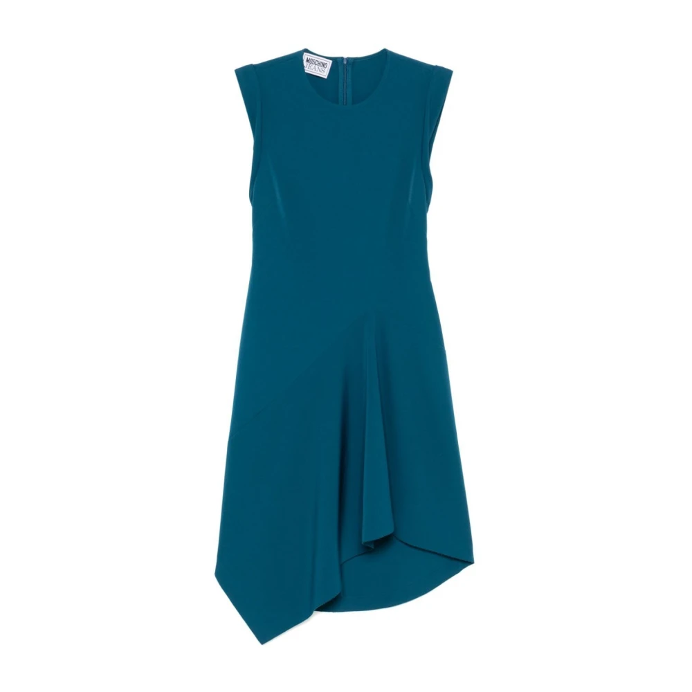 Moschino Elegante Polyester Jurk voor Vrouwen Blue Dames