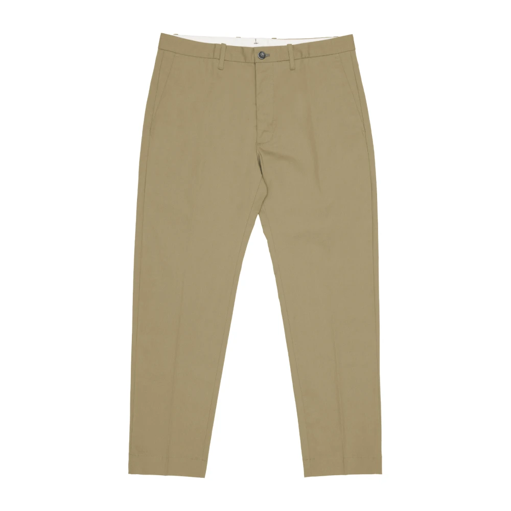 Nine In The Morning Relaxed fit katoenen chino broek Beige Heren