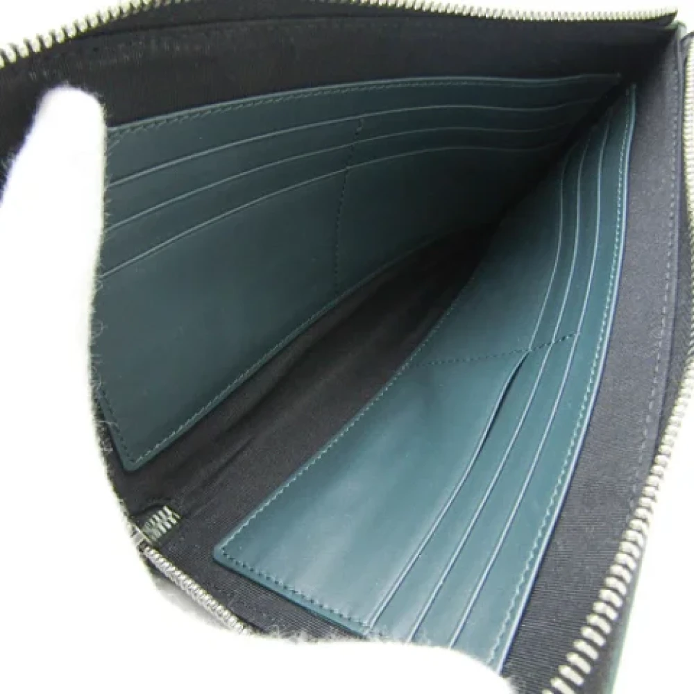 Burberry Vintage Pre-owned Leather clutches Green Dames