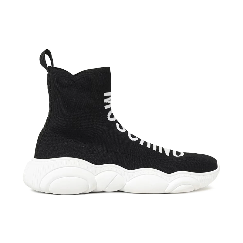 Moschino High Sock Sneakers Teddy Schoenen Dames Schoenen Veelkleurig Multicolor