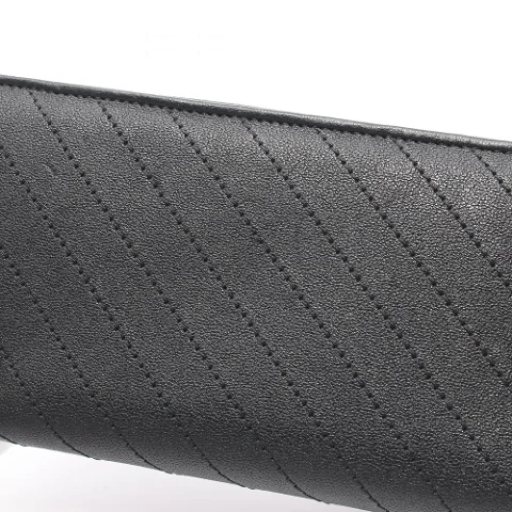 Gucci Vintage Pre-owned Leather wallets Black Dames