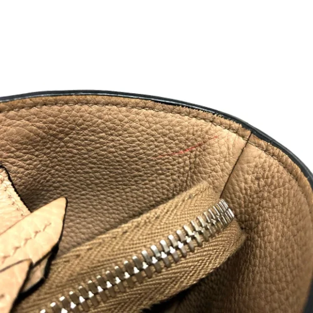 Prada Vintage Pre-owned Leather prada-bags Beige Dames