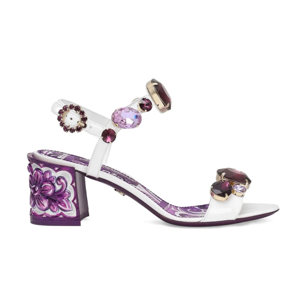 Dolce & Gabbana Donna Viola Sandali Estivi Alla Moda Cr1733at848i03tn