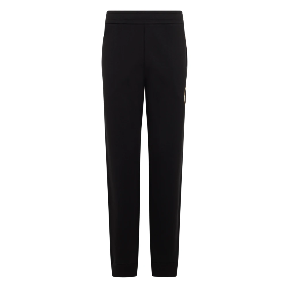 Moncler Black Sweatpants, Male, L, Cotton Joggers