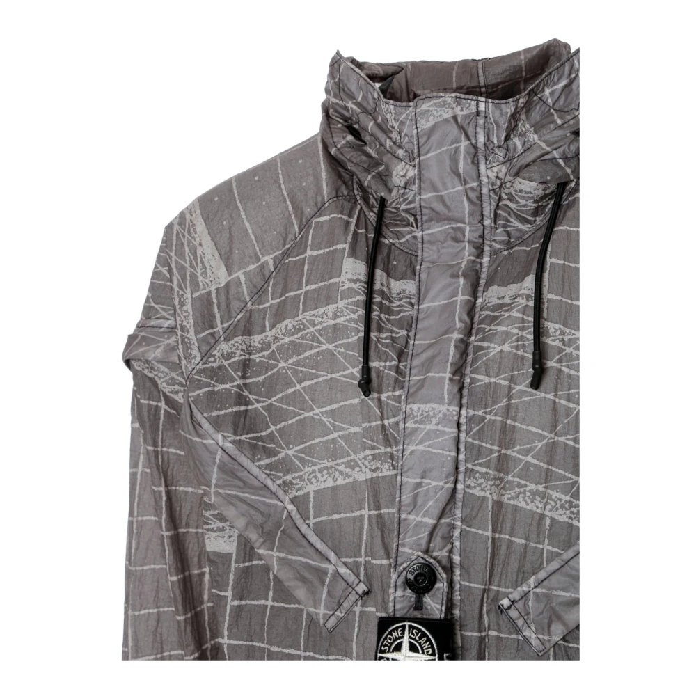 Stone Island Light Jackets Gray Heren