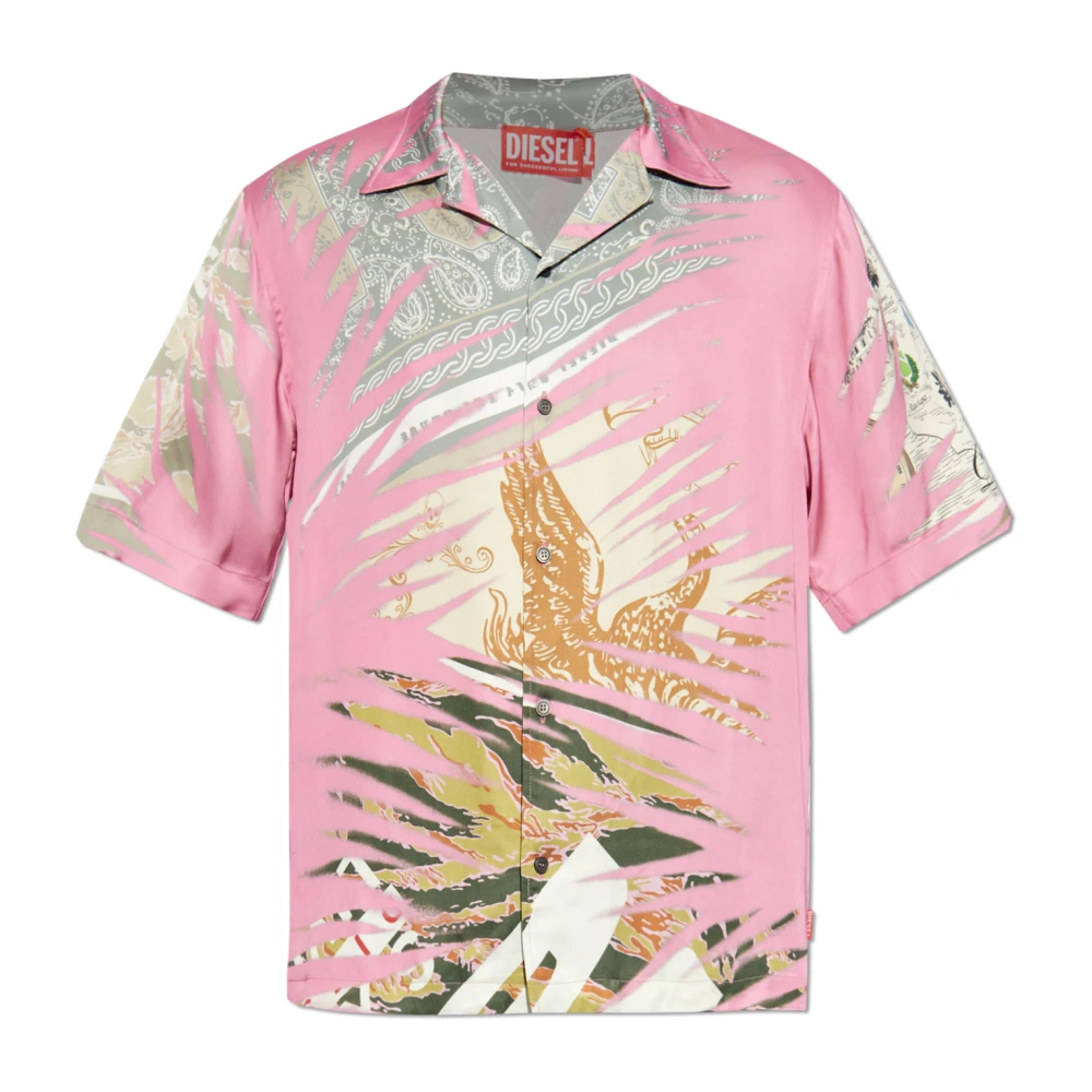 Shirts > Short Sleeve Shirts - - Diesel - Modalova
