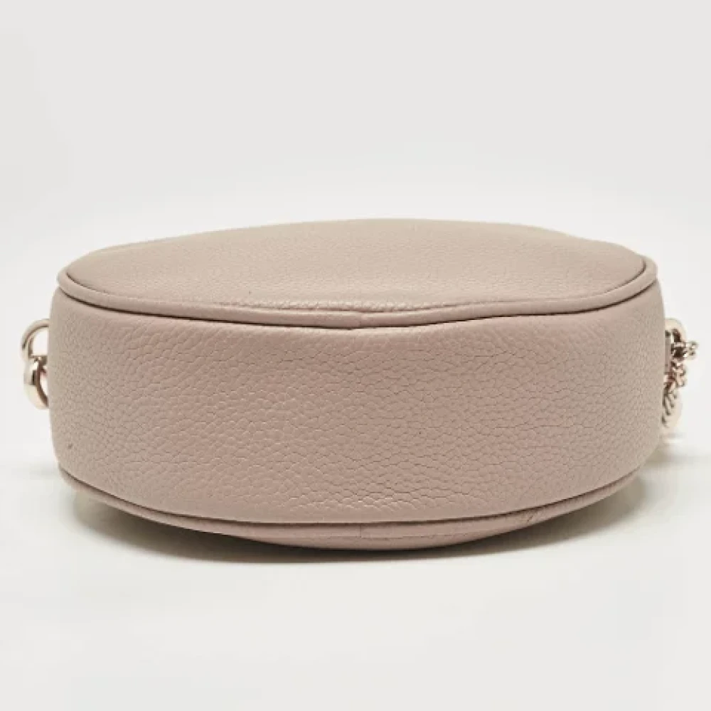 Michael Kors Pre-owned Leather crossbody-bags Beige Dames