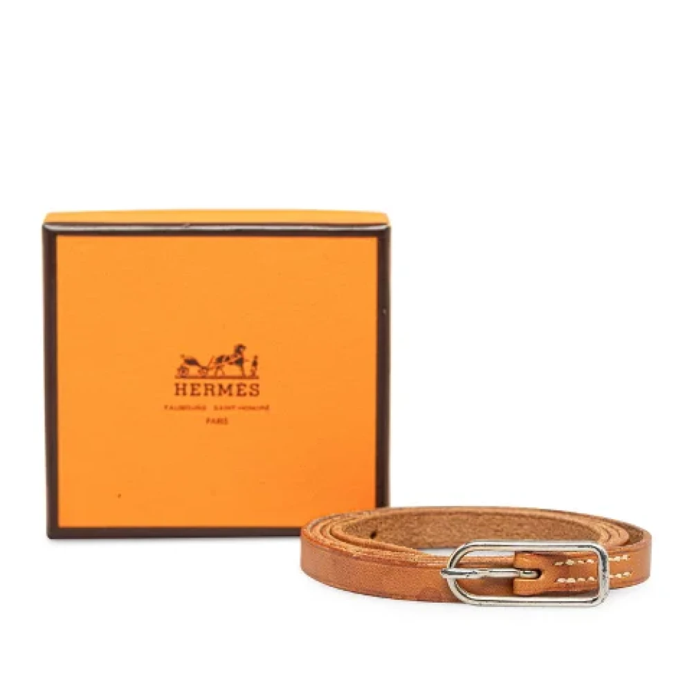 Hermès Vintage Pre-owned Leather belts Brown Dames