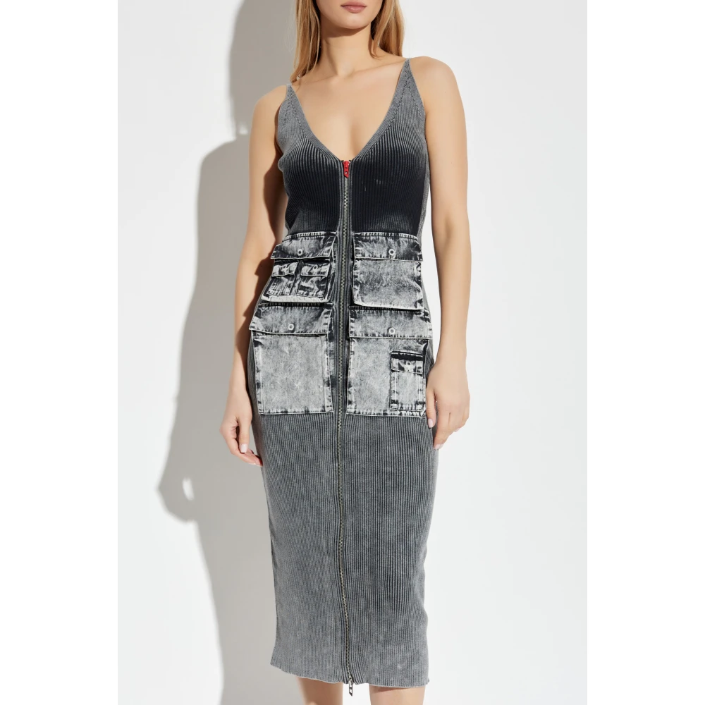 Diesel Jurk M-Melti A17673 Gray Dames