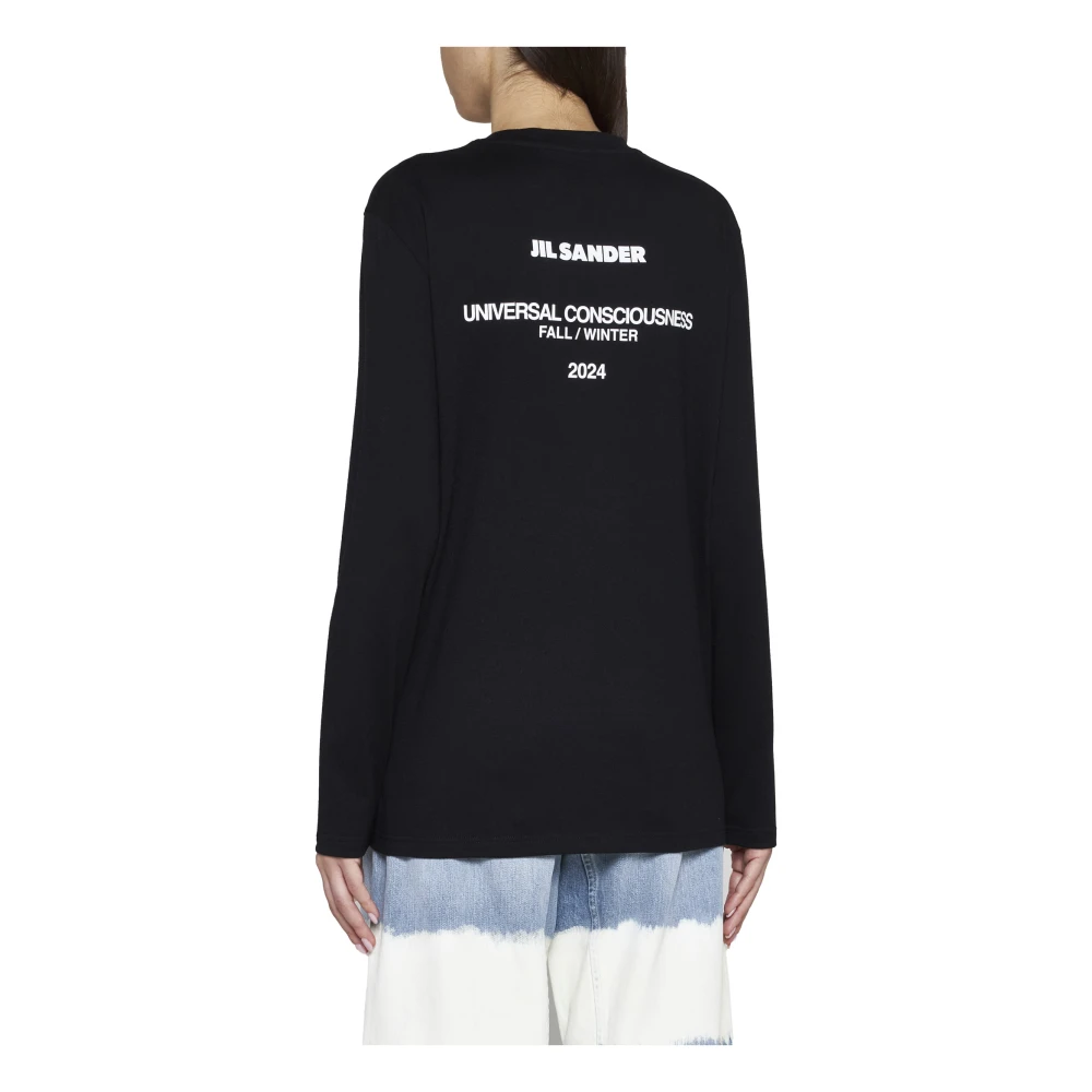 Jil Sander Elegante Modestijl Black Dames