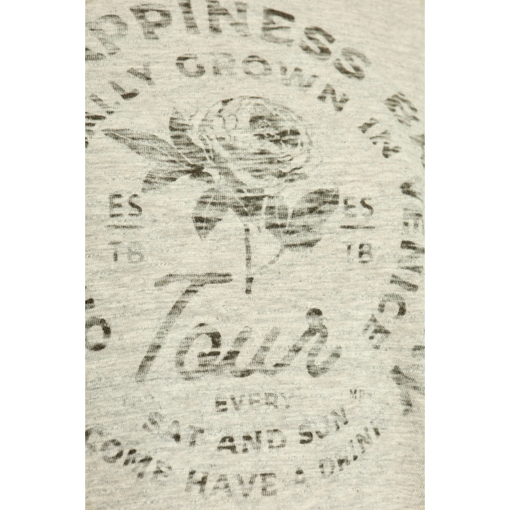 Golden Goose T-shirt met print Gray Dames