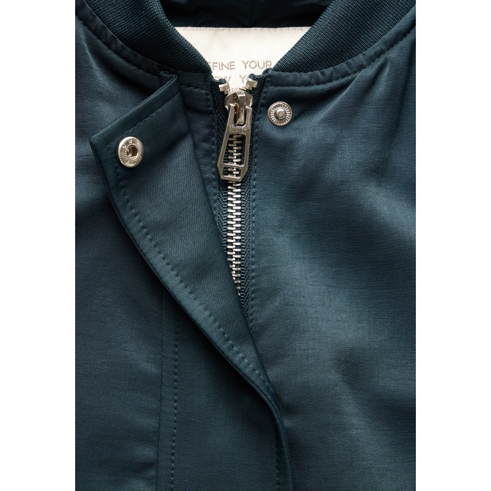 Street One Zijden Blouson Jas Green Dames