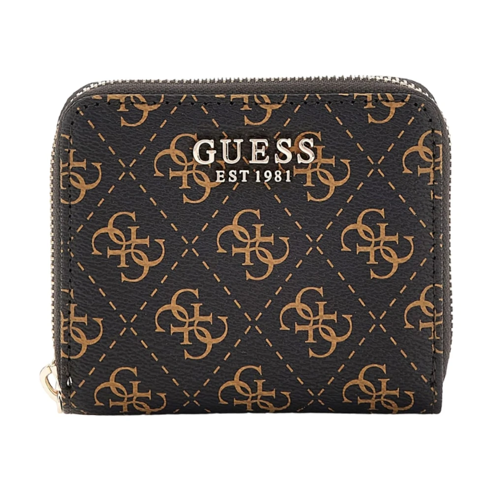 Guess Bruine Synthetische Damesportemonnee Brown Dames