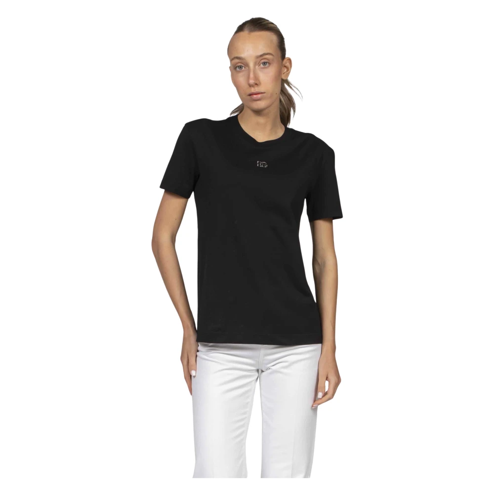Dolce & Gabbana Women's Black T-Shirts, M, T-Shirt M/Corta Giro