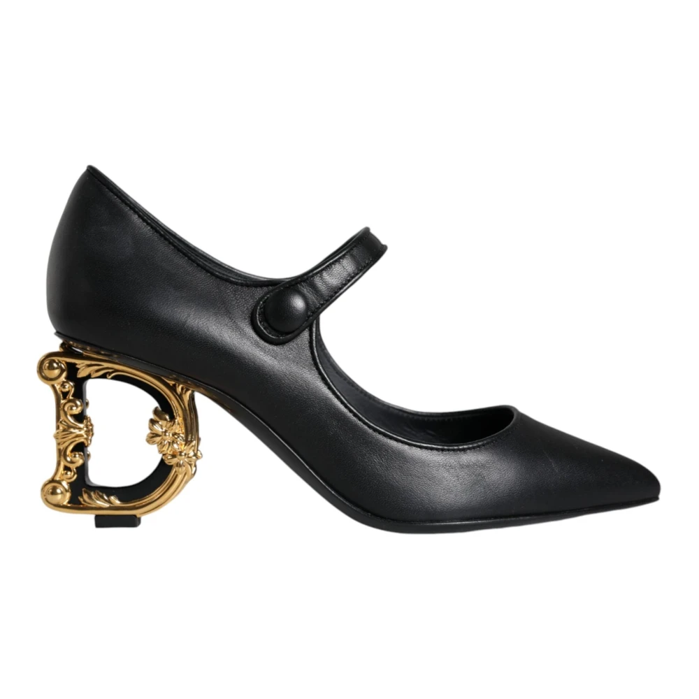 Dolce & Gabbana Women's Black Mary Jane Pumps