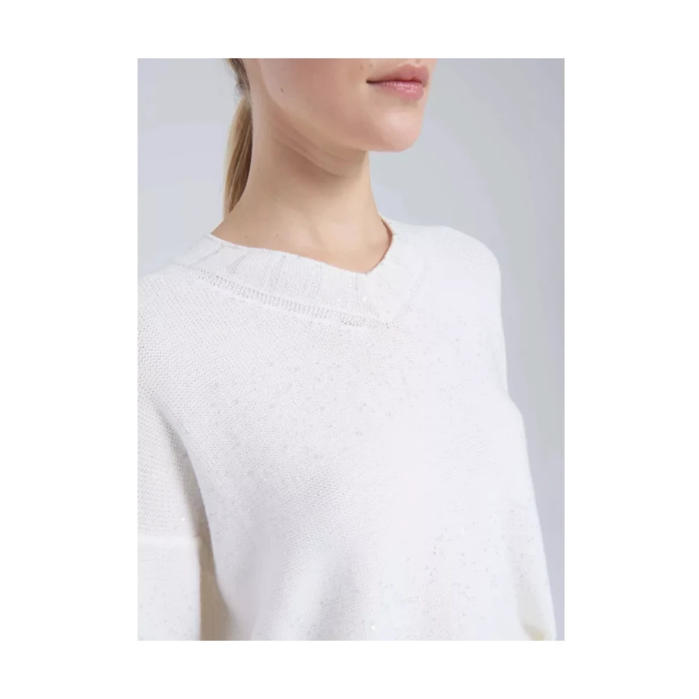 Lorena Antoniazzi Wollen Trui White Dames