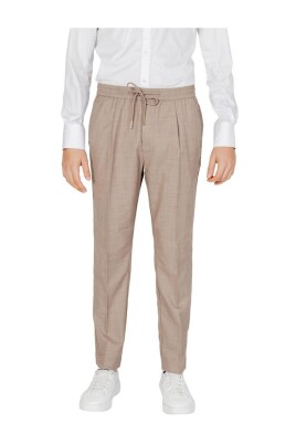 beige-modern-fit-stretch-pants