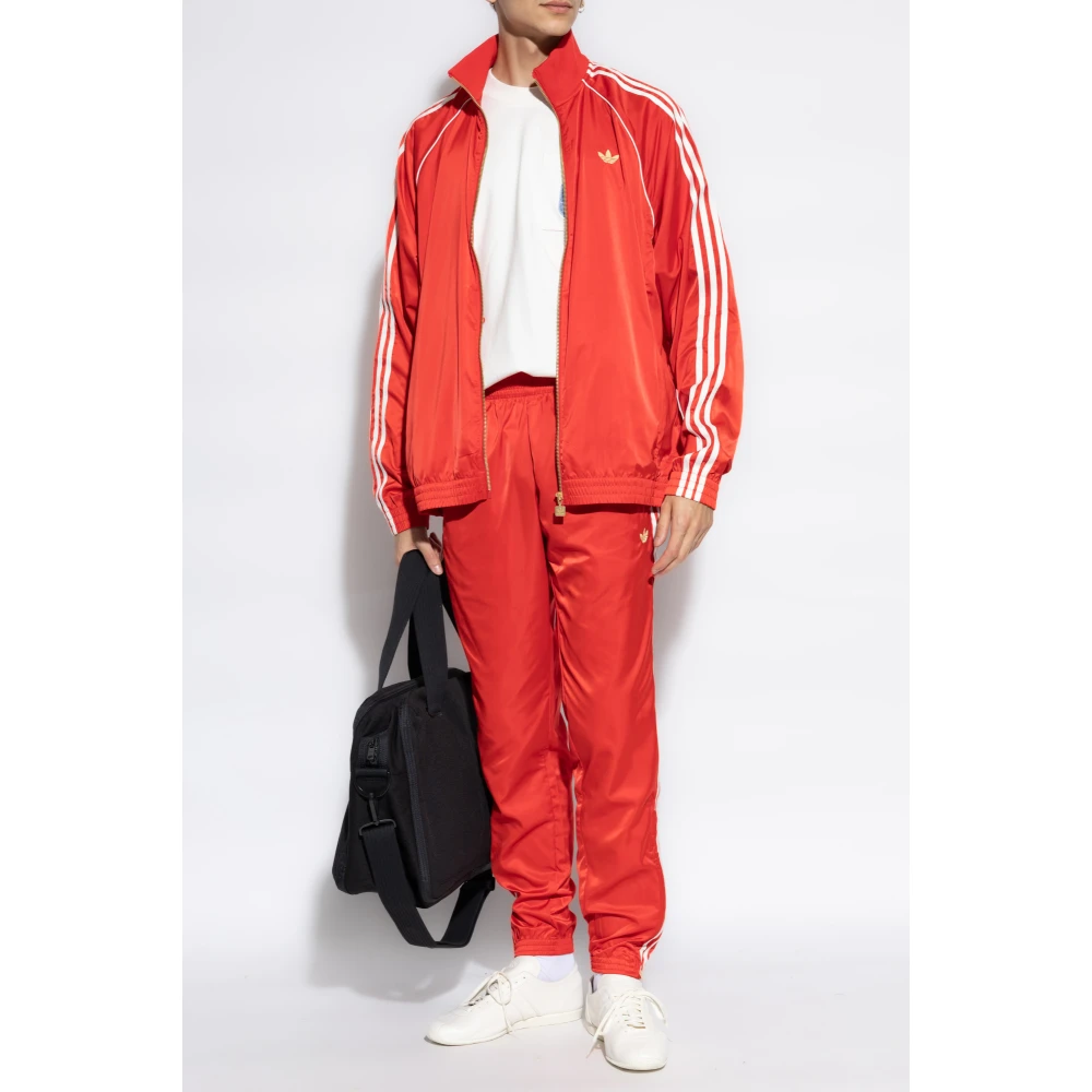 adidas Originals T-shirt met zak Beige Heren
