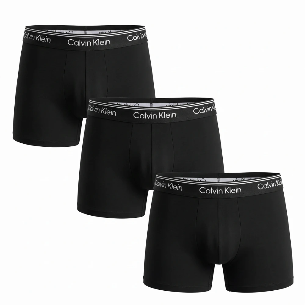 Calvin Klein , Underpants, Male, Black, S, Microfiber Stretch 3-Pack Boxer Brief - Image 3