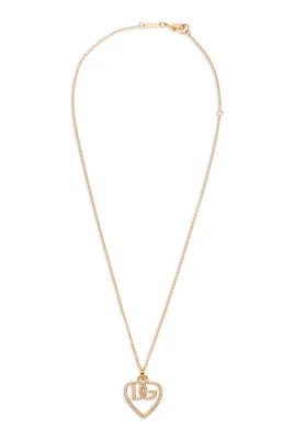 Strass Logo Necklace