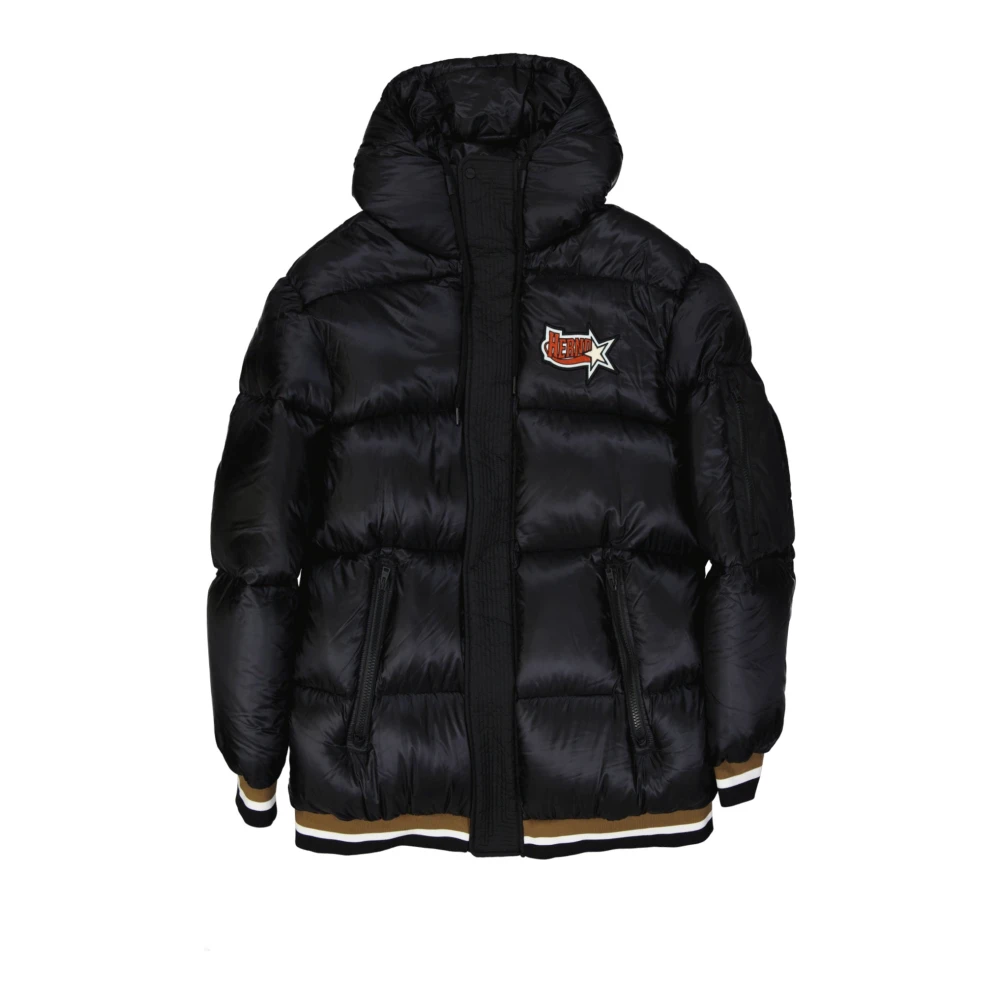 Herno Svart Down Bomber Jacket