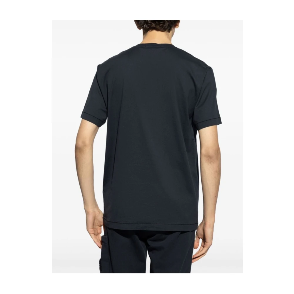 Stone Island Casual T-shirt A0020 Blue Heren